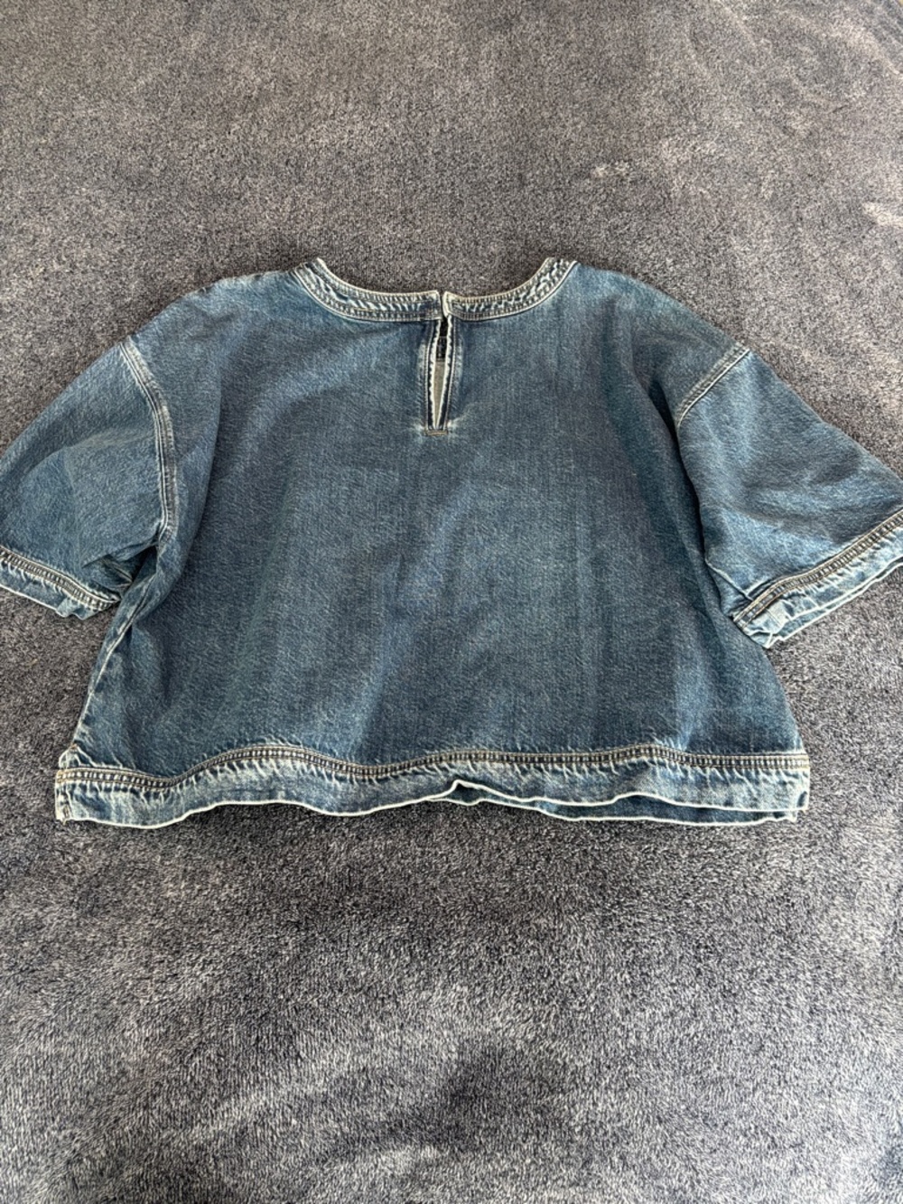 Denim Ann Taylor Loft top - Picture 3 of 3